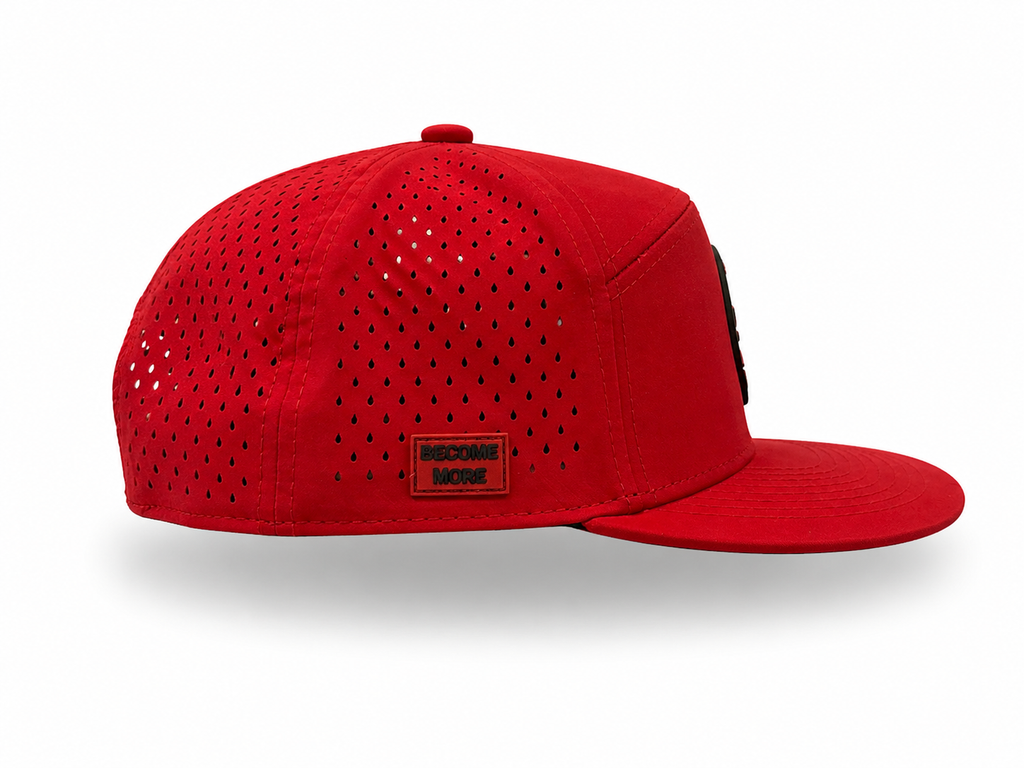 The Engine Rough Red Performance Hat | Durable Training Snapback – Suffer More