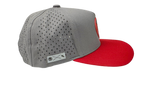 The Origin O.G. Performance Hat Grey/Red | Structured Training Snapback – Suffer More