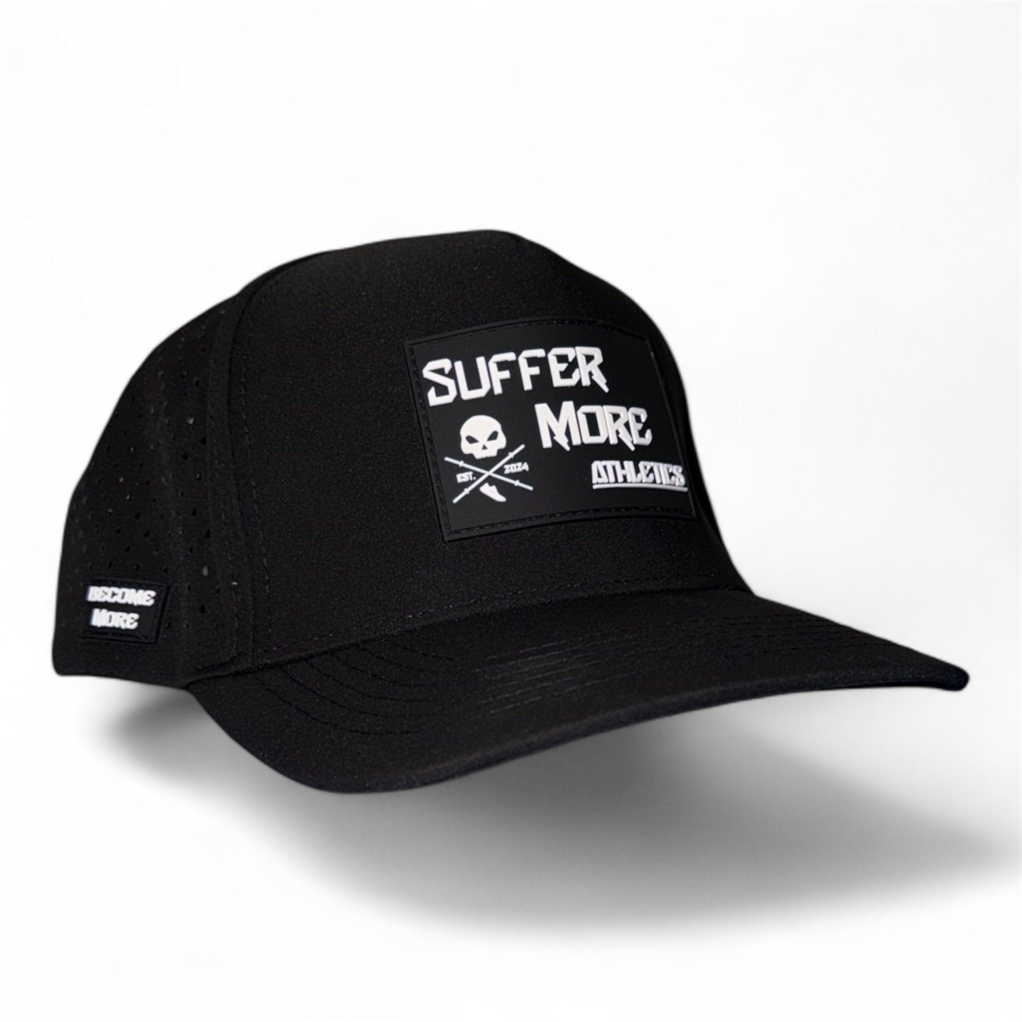 The Origin O.G. Performance Hat Black | Structured Training Snapback – Suffer More