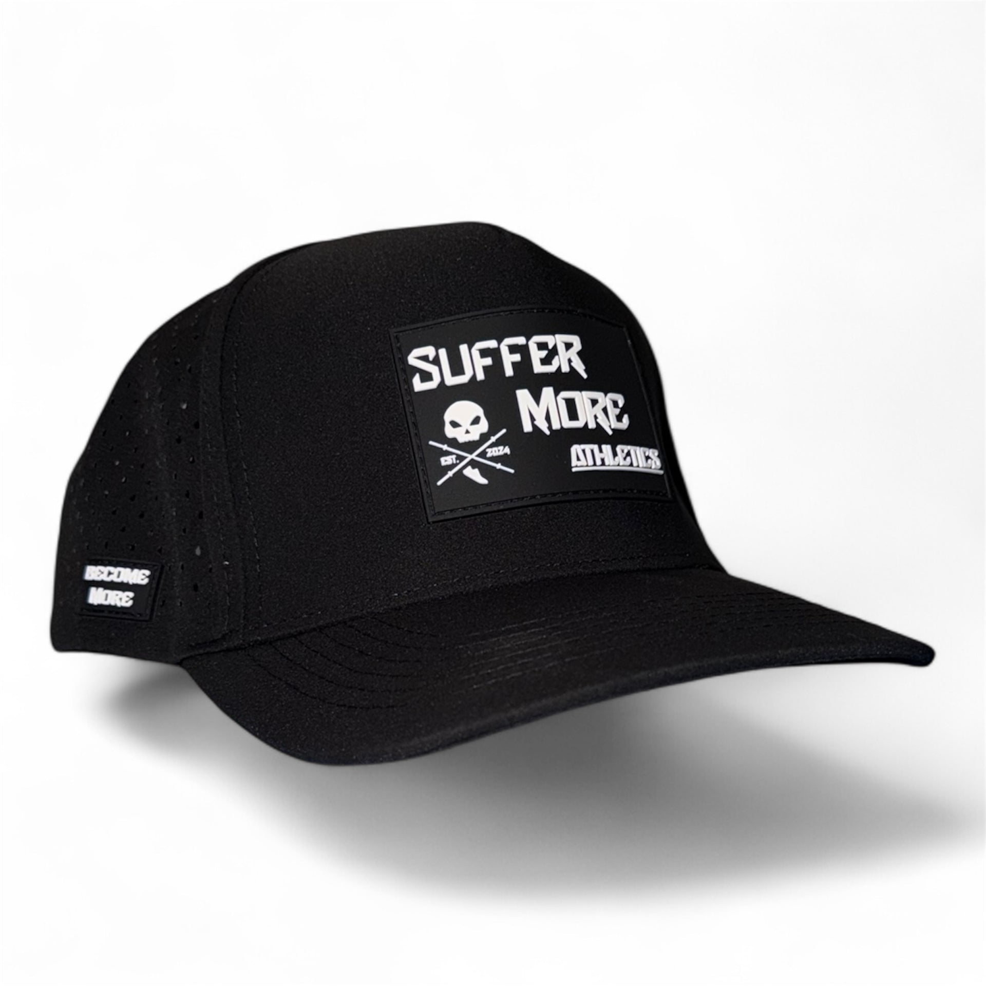 The Origin O.G. Performance Hat Black | Structured Training Snapback – Suffer More