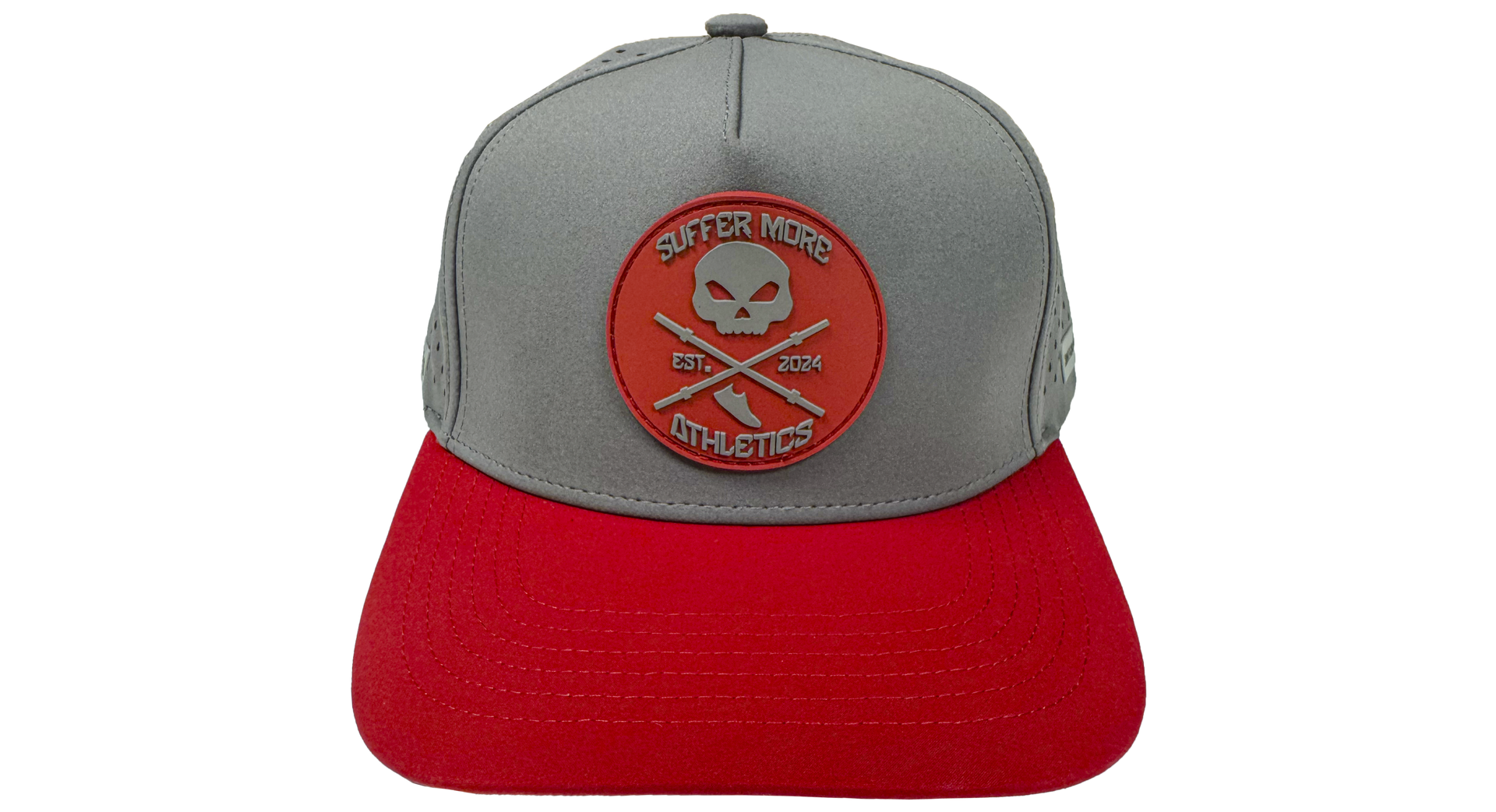 theredthread S logo cap scarlet wh×gry THEREDTHREAD / ザレッドスレッド】S logo cap scarlet