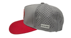The Origin O.G. Performance Hat Grey/Red | Structured Training Snapback – Suffer More