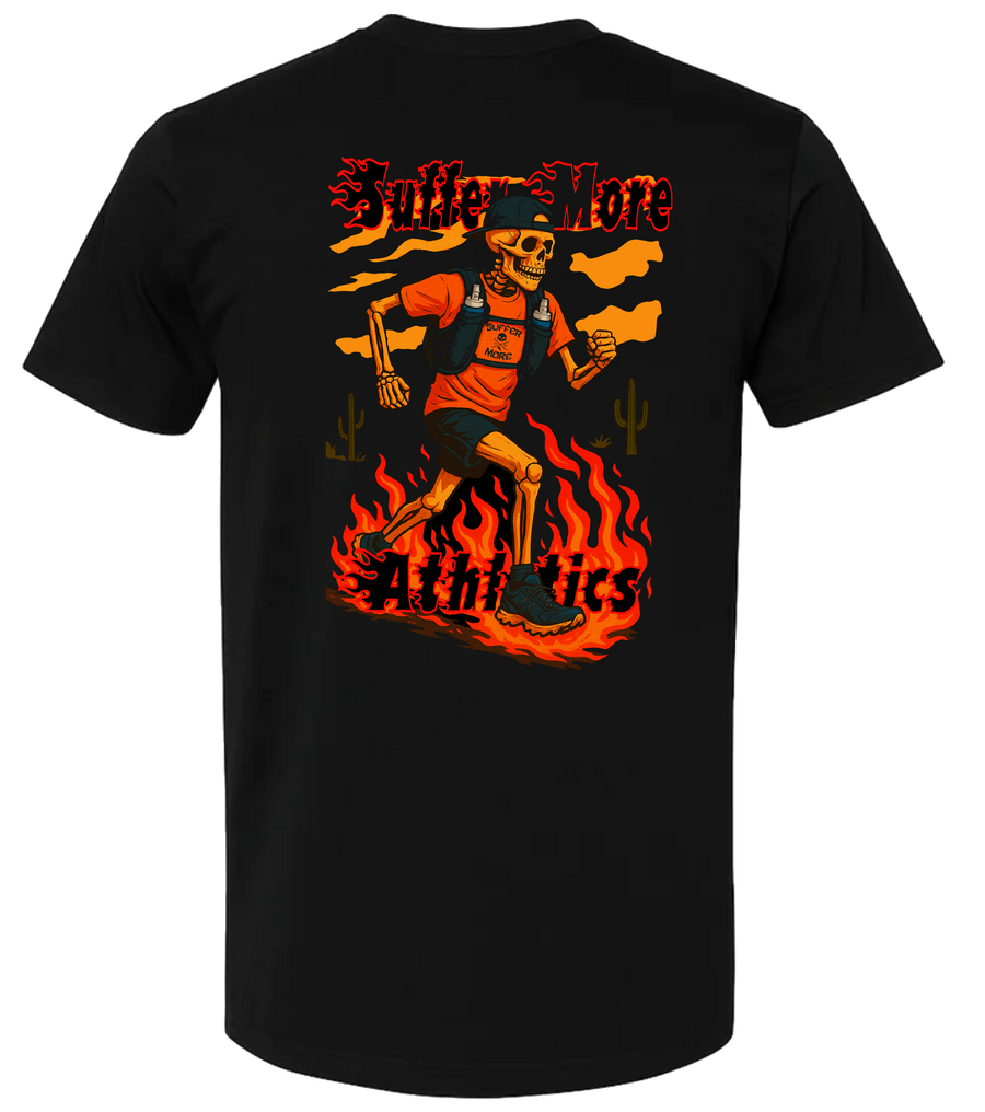 Forged in the Fire Tee | Athletic Fit Graphic Performance T-Shirt – Suffer More