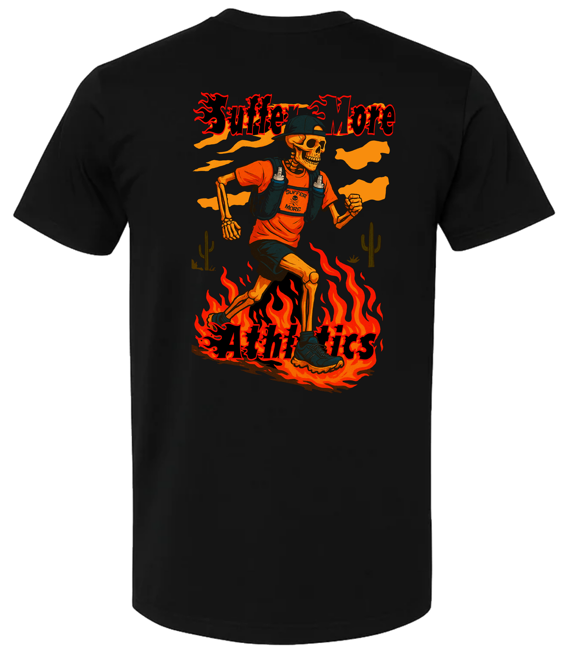 Forged in the Fire Tee | Athletic Fit Graphic Performance T-Shirt – Suffer More