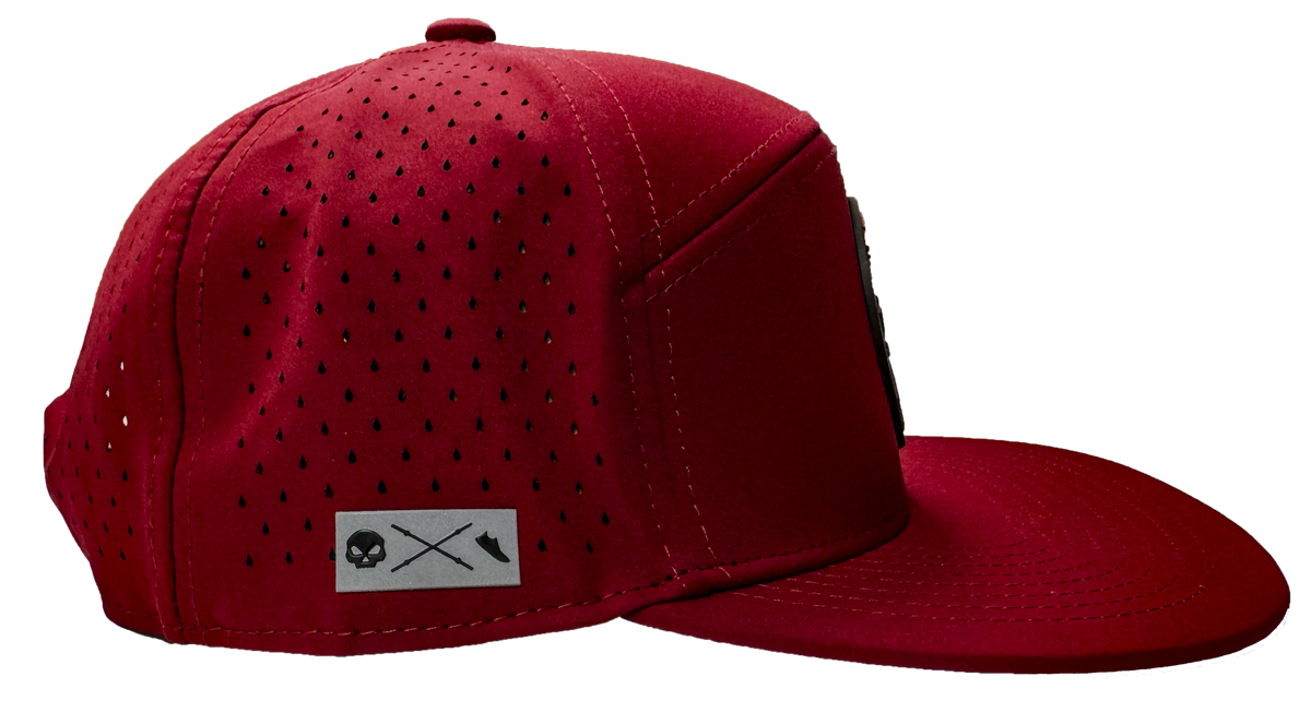 The Engine Rough Red Performance Hat | Durable Training Snapback – Suffer More
