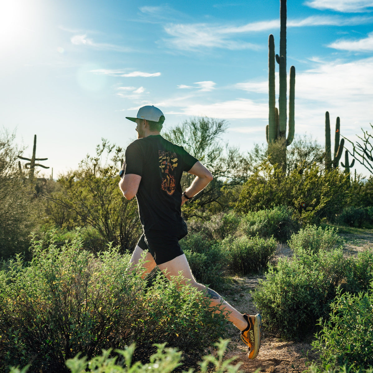 Forged in the Fire Tee | Athletic Fit Graphic Performance T-Shirt – Suffer More