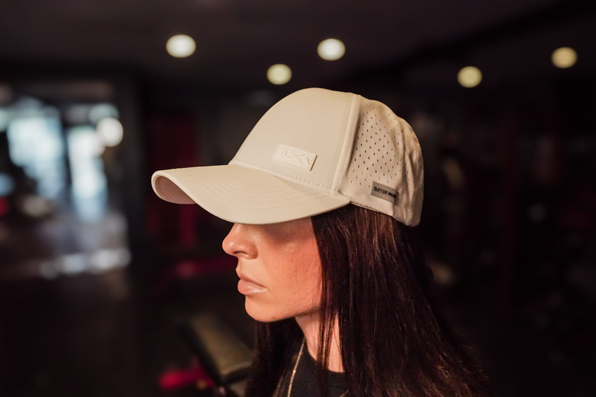 Suffer Patriot Tee + Pace White Performance Hat Bundle